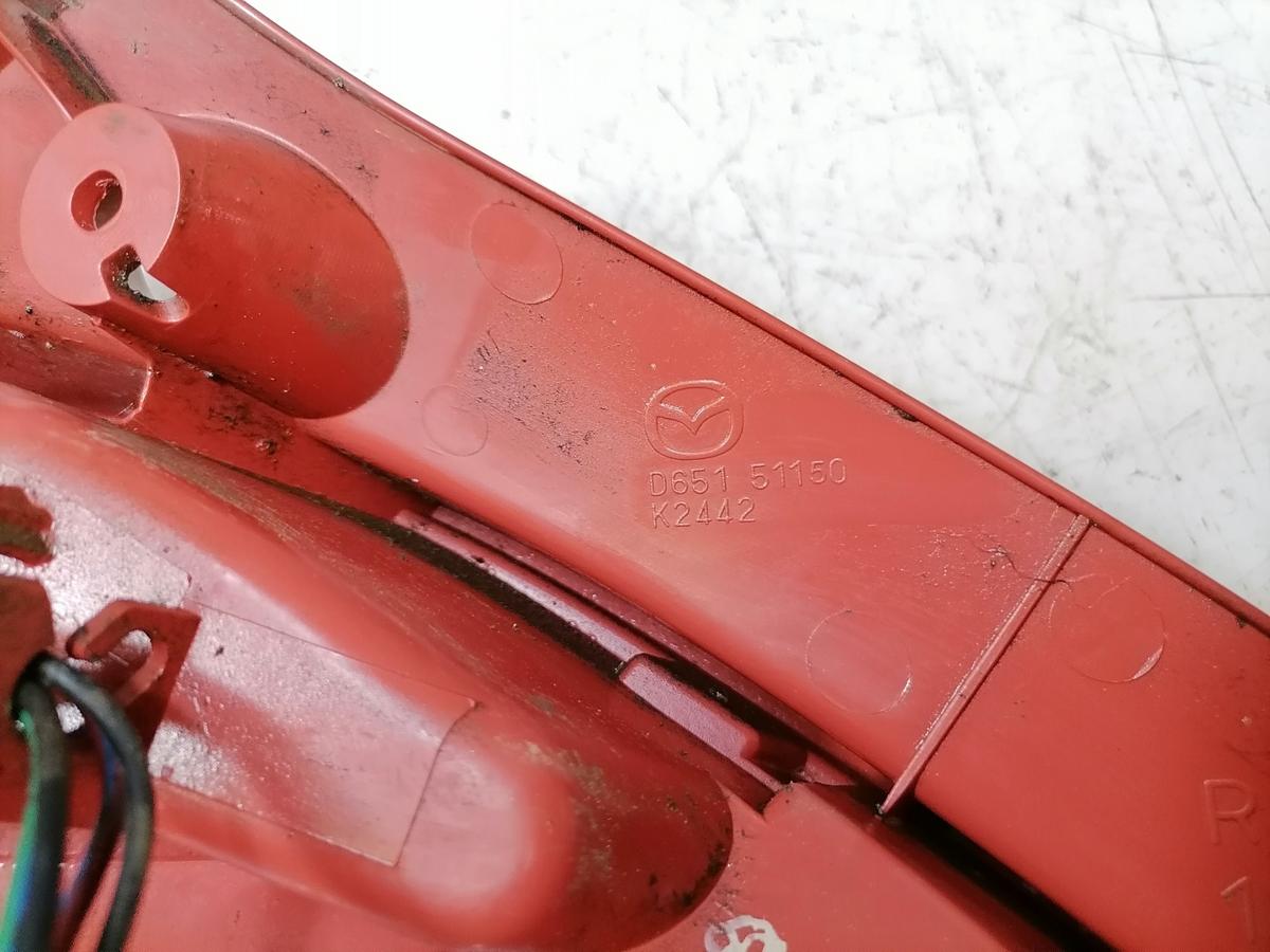 Mazda 2 DE original R&uuml;cklicht R&uuml;ckleuchte Schlussleuchte rechts Bj.2009